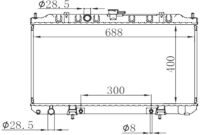 Радиатор NS-W11V10-1216