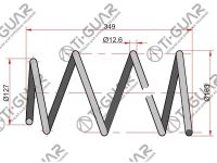 Пружина С4Т-14651 / TG-CSS0009* Ti·GUAR