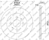 Диск тормозной TG-55311-80G02/RN1921V*Ti•GUAR