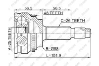 ШРУС TG-9594Z48 / TO-094A48 * TiGuar