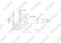 ШРУС TG-9566Z48 / TO-066A48 * TiGuar