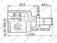 ШРУС TG-IN4403 / 0311-HRVMTRH * TiGuar