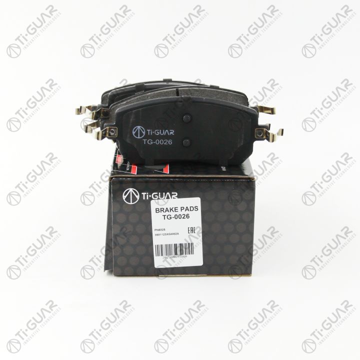 Тормозные колодки TG-0026/PN6025 * Ti·GUAR Тормозные колодки TG-0026/PN6025 * Ti·GUAR